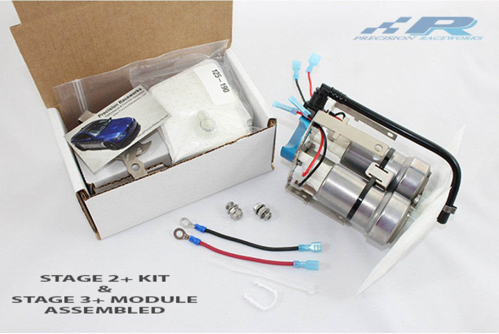 Precision Raceworks N54 Stage 4+ Fuel Pump Kit with Lines, Regulator and Wiring Precision Raceworks N54 Stage 4+ Fuel Pump Kit with Lines, Regulator and Wiring